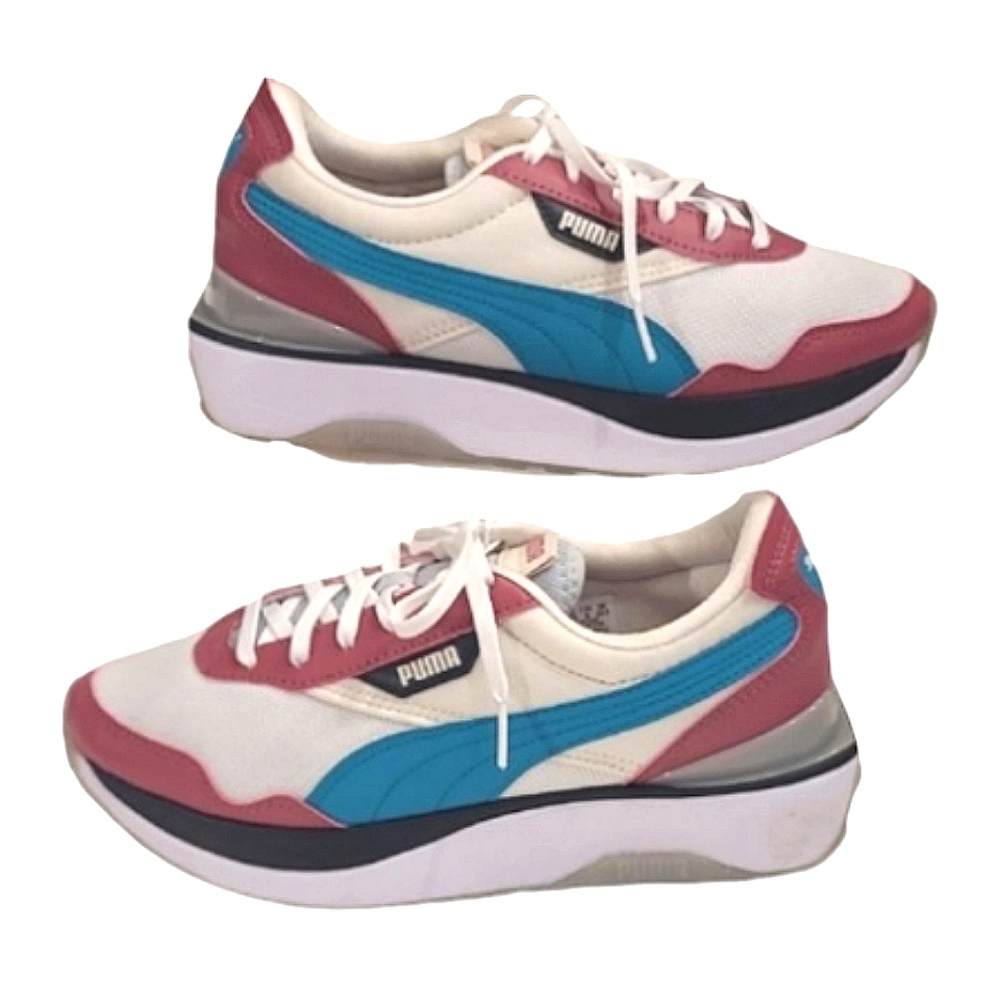 PUMA Cruise Rider Flair Lace Up Sneakers Lace Up Low Top IMEVA Athletic Trainers